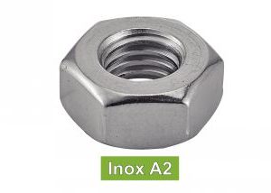 Écrou hexagonal en acier inoxydable