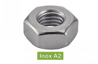 Écrou hexagonal en acier inoxydable