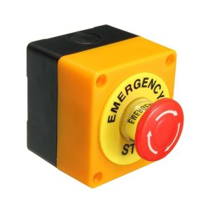 Bouton d’arrêt d’urgence à clé Télémécanique