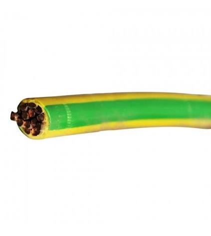 Câble isolé rigide 70 mm² vert/jaune – au mètre