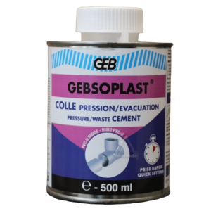 Colle PVC GEB GEBSOPLAST en pot de 500 ml