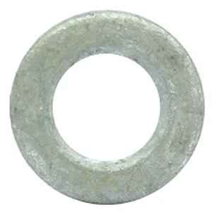 Rondelle plate en acier galvanisé