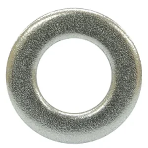 Rondelle plate en acier zingué