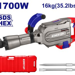 EMTOP marteau‑piqueur éléctrique 1700W EDBRH1701