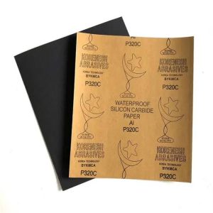 Papier abrasif pour travaux de ponçage