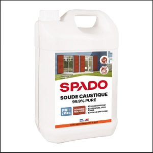Soude caustique en perles SPADO – 4 kg