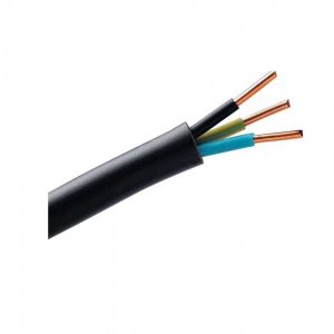 Câble rigide RO2V 3G1,5 mm² noir