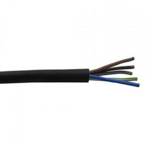 Câble électrique souple à cinq conducteurs