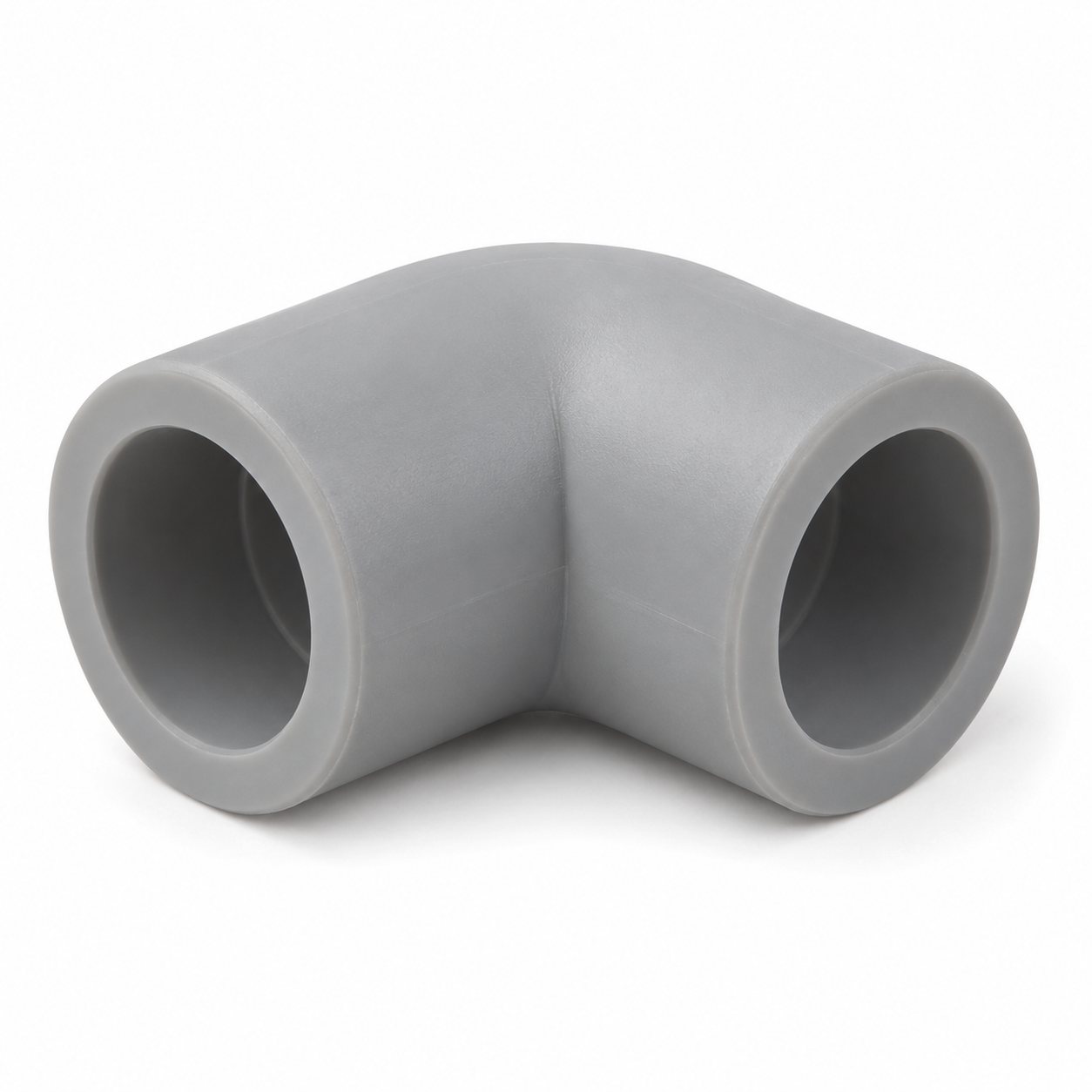 Coude PPR gris à 90° — illustration