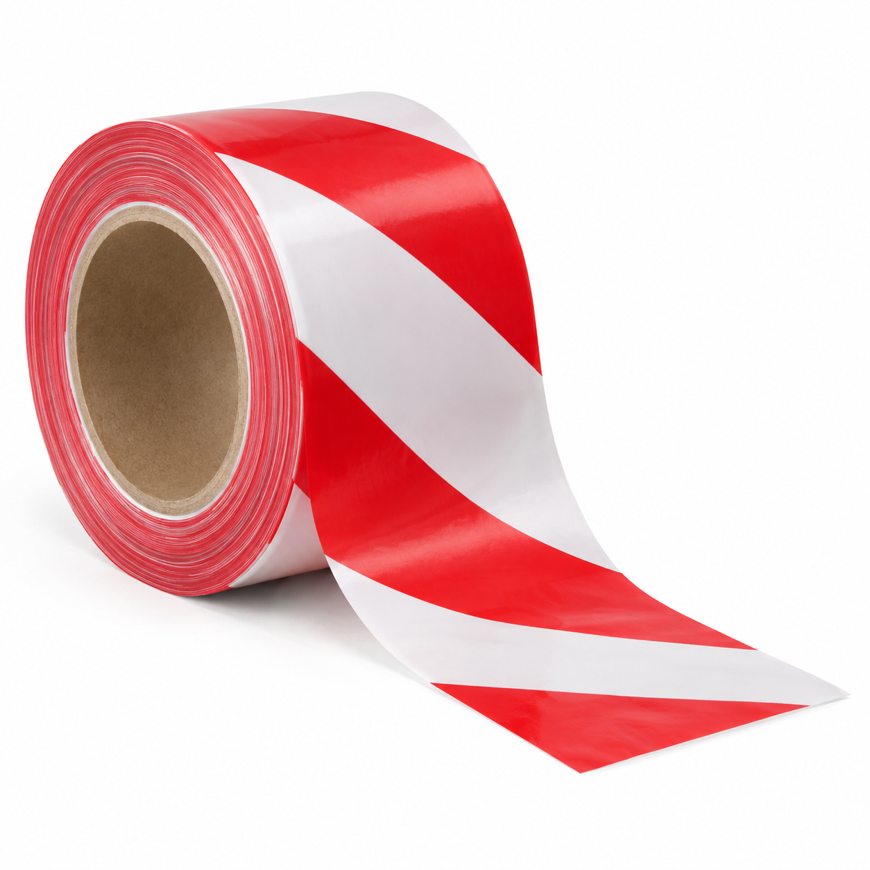 Ruban de signalisation rouge et blanc — illustration de famille