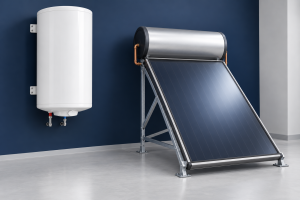 Chauffe-eau électriques et solaires — illustration