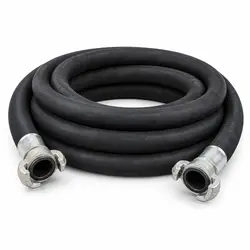 Tuyau de sablage avec deux raccords tête de chat