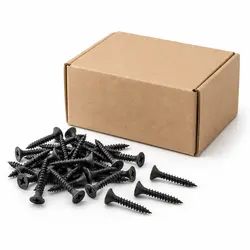 Vis noires pour plaque de plâtre 3,5 × 25 mm