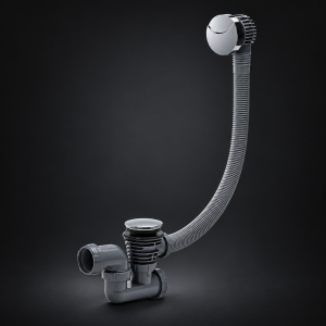 Visuel illustratif du vidage de baignoire WIRQUIN à câble 700 mm