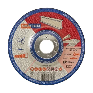 Disque DEXTER pour métal 125 × 3 × 22,2 mm