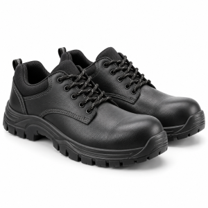 Chaussures de sécurité noires — illustration de famille