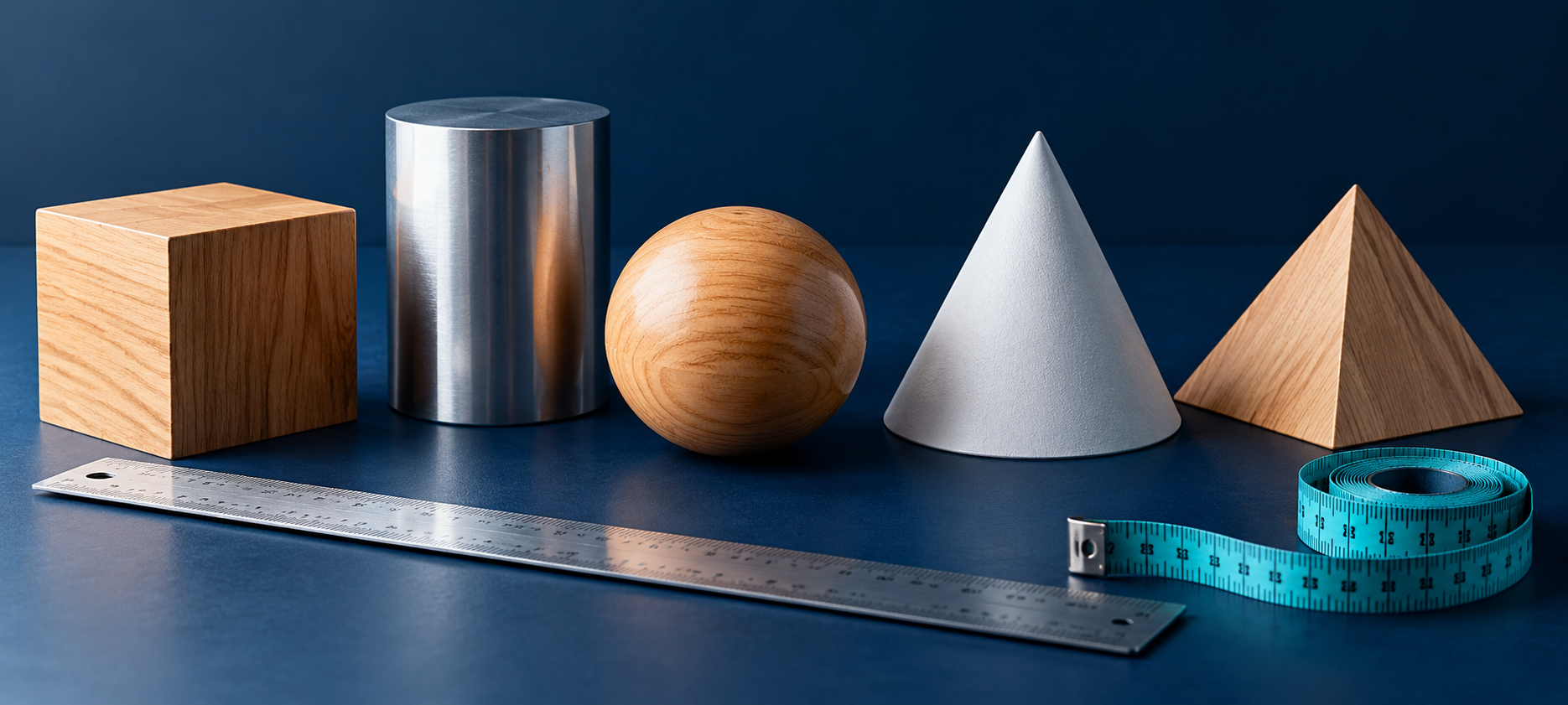 Illustration : Volumes et surfaces — 15 calculs