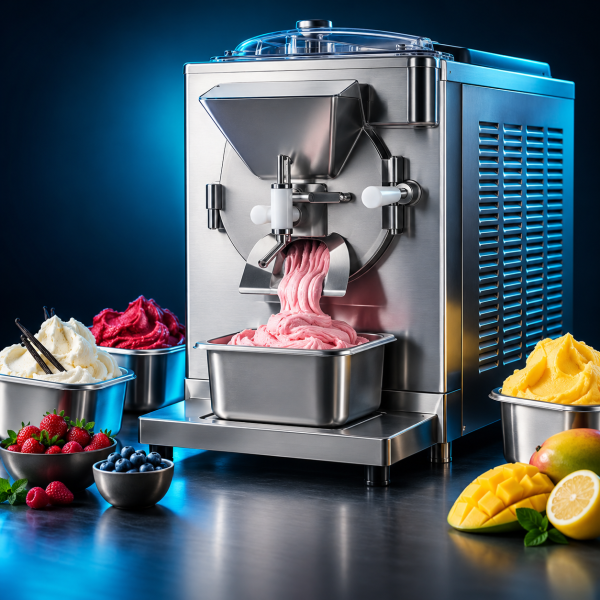 Illustration du livre : Machine à glace / sorbetière professionnelle