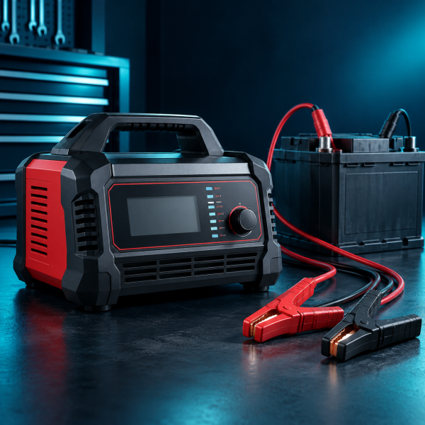 Illustration du livre : Chargeur de batterie d’atelier